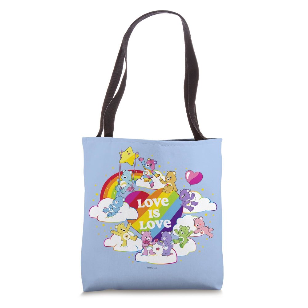 Unlock The Magic Love Is Love Togetherness Bear Tote Bag :>